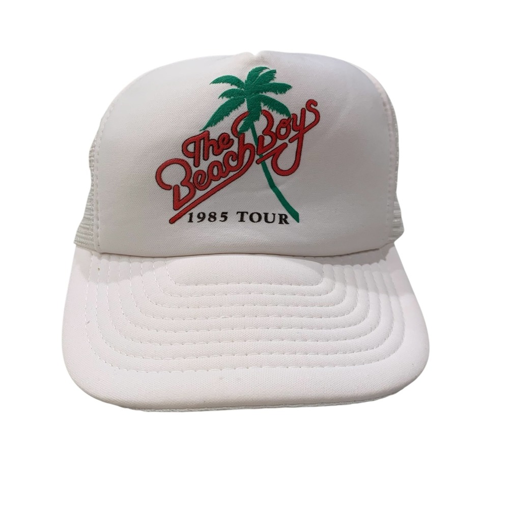 Vintage 1985 The Beach Boys Tour Trucker Hat Sportcap Snapback Rare 80s Concert